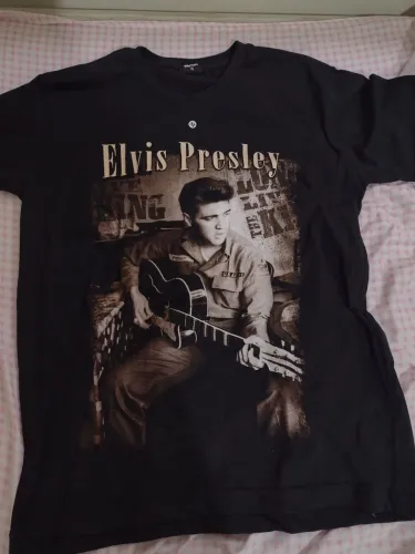 Camiseta Elvis Presley -Oficina Rock Tam M
