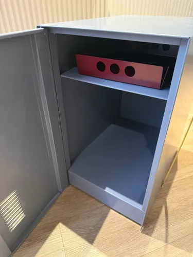 Mini locker e gaveteiro Securit em aço com bandeja