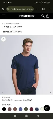 Camiseta INSIDER (original, tam.G)