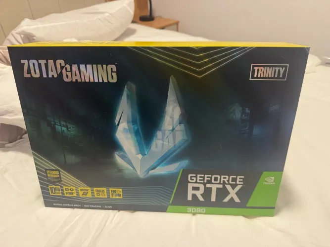 Placa de Vídeo ZOTAC RTX 3080 Trinity 10GB GDDR6X - NVIDIA