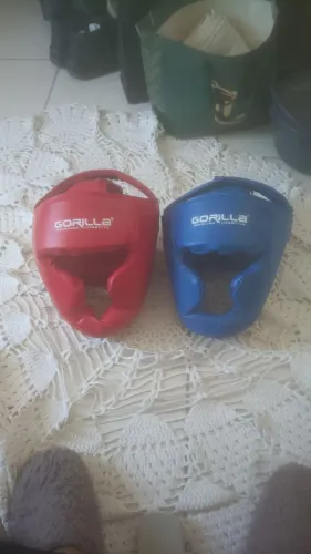 Capacete Boxe Treino Muay Thai Protetor De Cabeça Gorilla