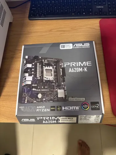 Placa Mãe Asus Prime a620m AMD AM5 DDR5, 90MB1F40-M0EAY0