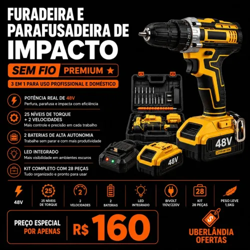 Parafusadeira e furadeira