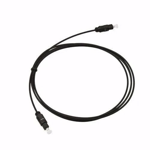 Cabo Audio Optico Digital Toslink 2 Mts Spdif 5.1 - Kit Com 3 Unidades