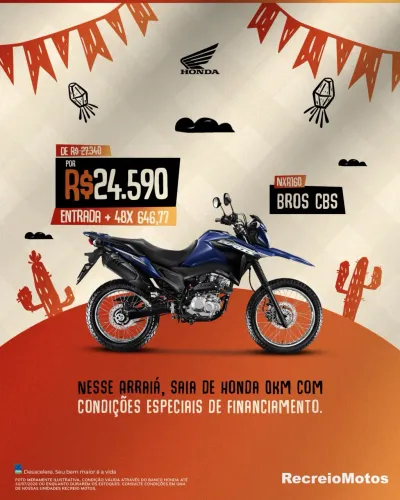 Bros 160 0km 24.590
