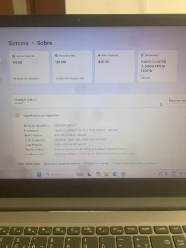 Notebook Lenovo
