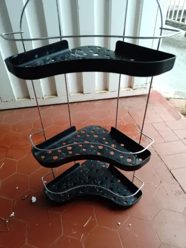 Porta Shampoo Cantoneira Triplo