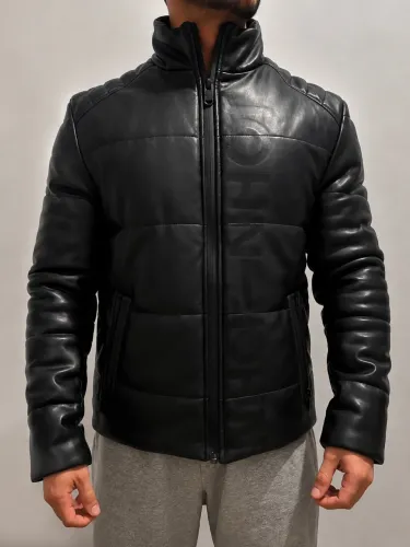 JAQUETA JOHN JOHN PUFFER COURINO PRETA - TAMANHO P