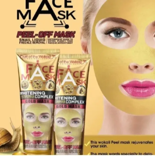 Máscara para facial rejuvenescimento de ouro