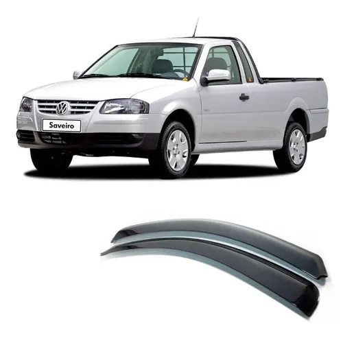Calha De Chuva Defletor vw Gol Parati saveiro 2p G2 G3 G4 todos