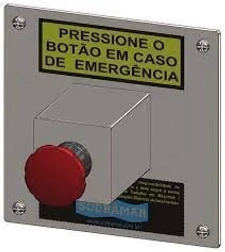 Botão De Emergência Para Piscinas Sodramar - Entrega em Brasília.