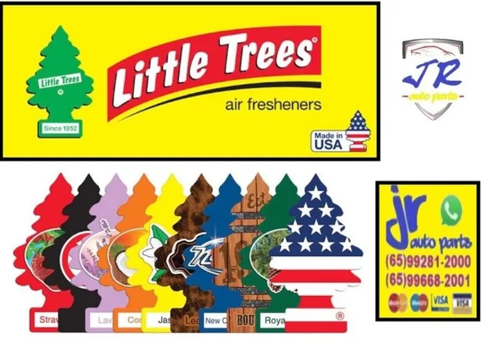 Aromatizante para carro e ambiente Little Trees