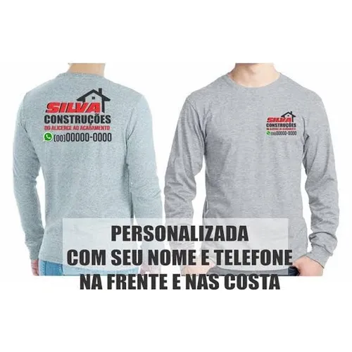 Camisetas empresárias manga longa