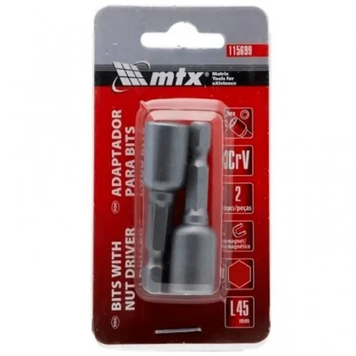 Adaptador Mtx P/Parafusos Auto Atarraxantes d 08mm l 45 mm Mtx