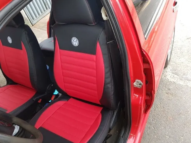 capas de banco couro sintetico automotivo gol 4 portas  g4