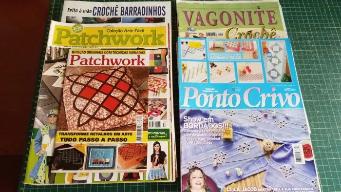 25 Revistas diversas de artesanato