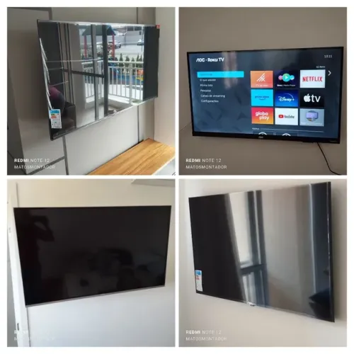 Instalamos sua TV na parede ou no painel