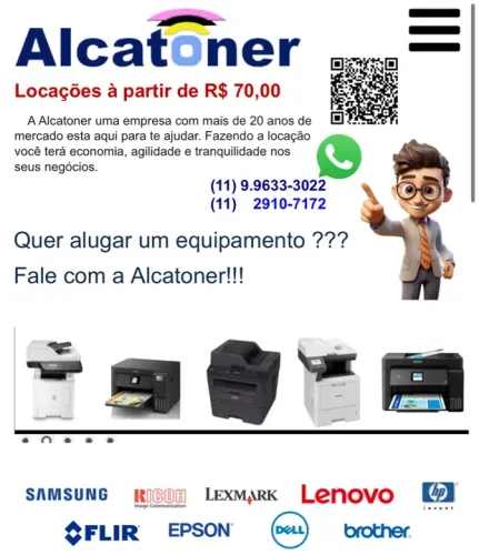Aluguel de Impressoras - Locação de impressoras