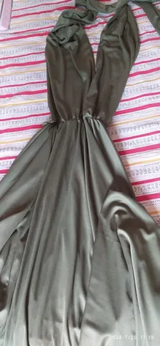 Vestido multi formas verde oliva 