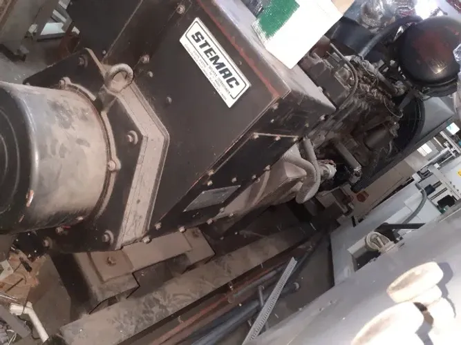 Gerador Diesel Potência 111 / 103  Kva trifásico 380V  Stemac  Motor Mwm turbo - Usado