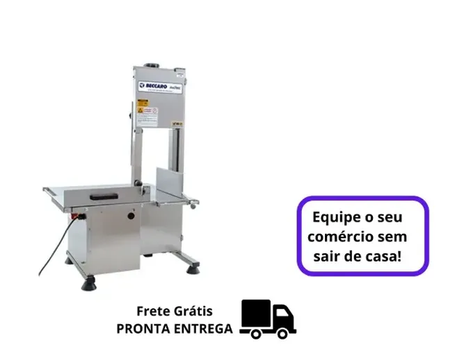 Serra Fita Beccaro de Mesa Inox 220v