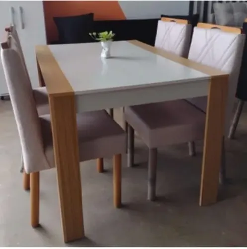mmesa de jantar 4 lugares grace sem vidro