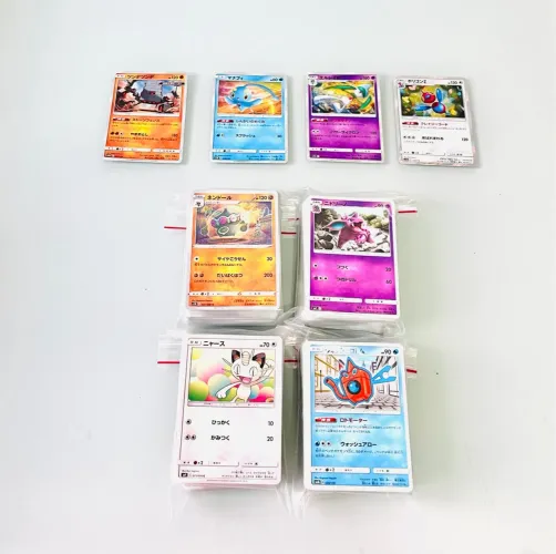 Kit com 100 cards Pokémon TCG Original Japonês
