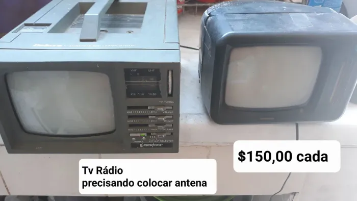 Tv Rádio Broksonic - 2 unidades - $150,00 cada