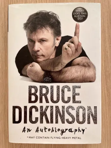 Livro Bruce Dickinson: What Does This Button Do