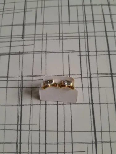 Brincos meias de ouro elegantes da moda casual