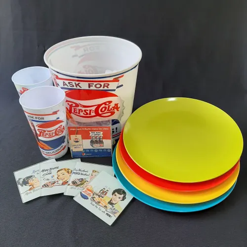 Kit de copos Pepsi anos 50