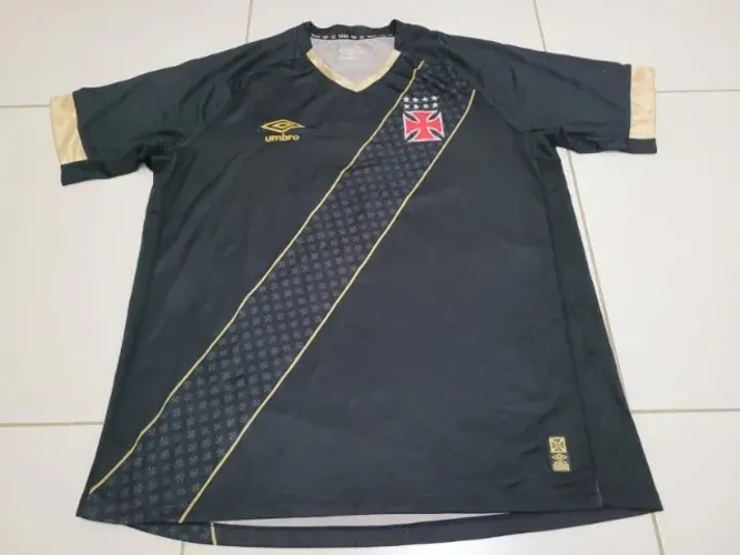 Camisa Original Vasco Umbro Preta E Dourada De 2015 Tam 3g