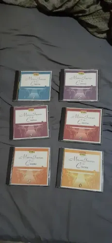 coletânea de 6 CDs de músicas do cinema