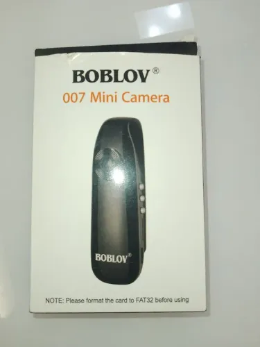 Câmera Espiã Mini 007 - Gravação Discreta - Boblov