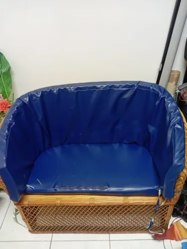 sofá de Rattan