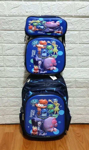 Kit Mochila 3D escolar infantil