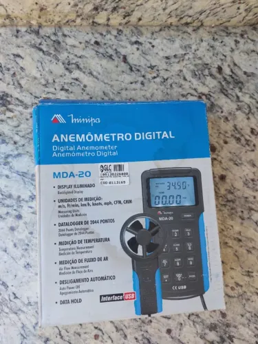 Anemômetro Digital MINIPA - MDA-20