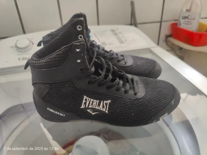 Bota academia Everlast Force knit tam 39 preta