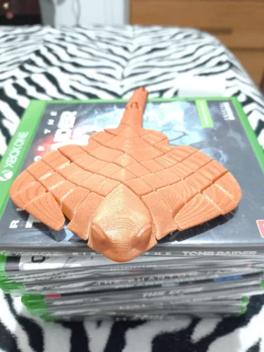 Raia Articulada Impressa em 3D, várias cores.