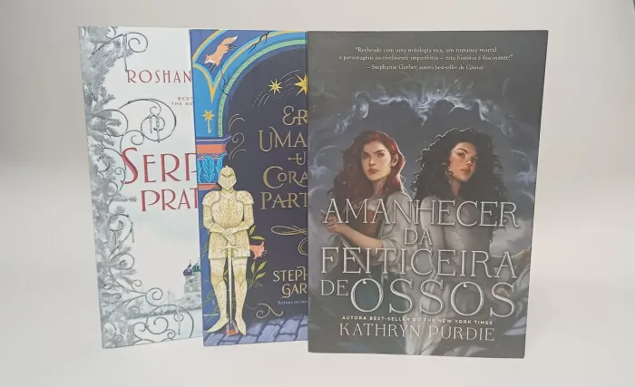 Lote 3 Livros de fantasia e romance novos