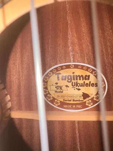 Ukulele Tenor Tagima 47k Acústico Tampo Sólido