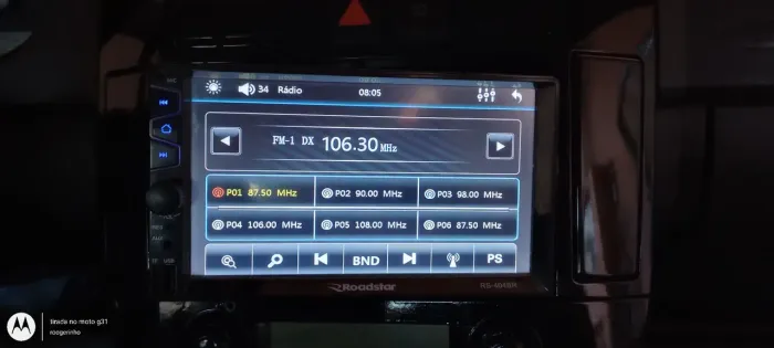 Rádio digital Roadstar cce