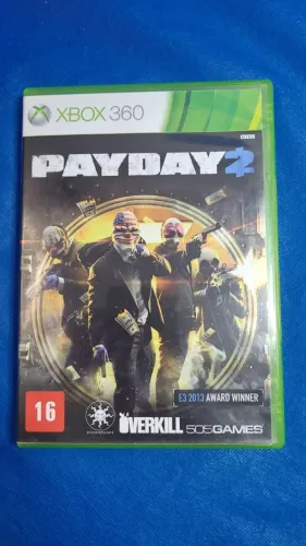 Payday 2 Xbox 360 Original Completo Caixa e Manual