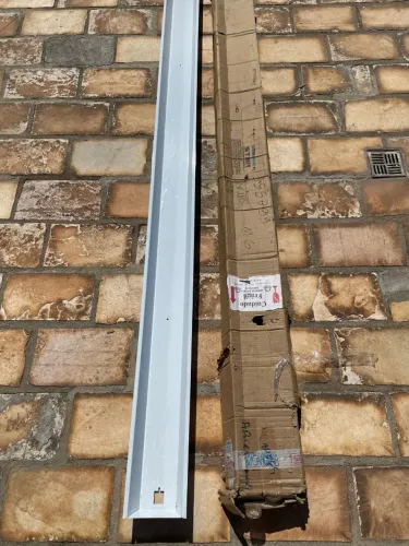 CONJUNTO DE 2 CALHAS PERFIL TRAPÉZIO 2,50METROS PARA 1 LÂMPADA LED HO