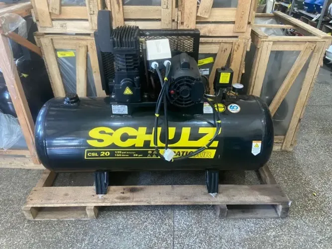 Compressor Pratic Air CSL 20/150 5HP Schulz - pronto para o uso