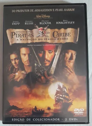Dvd Piratas Do Caribe - A Maldição Do Pérola Negra (duplo) Original com encarte