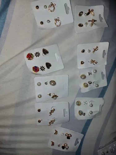 Lote de brincos variados - Bijuterias