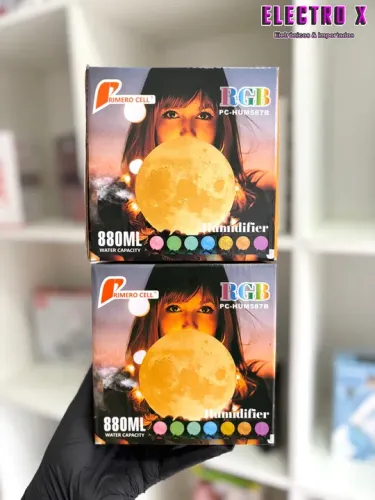 Abajur Luminária e Umidificador Lua 3D