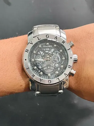 Relógio Bvlgari série prata