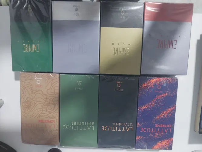 Perfumes Hinode Empire e Latitude